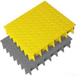 Fiberglas Katı Üst Damalı Sac Izgara